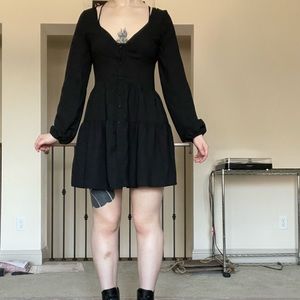 Witchy goth dress 90s vintage